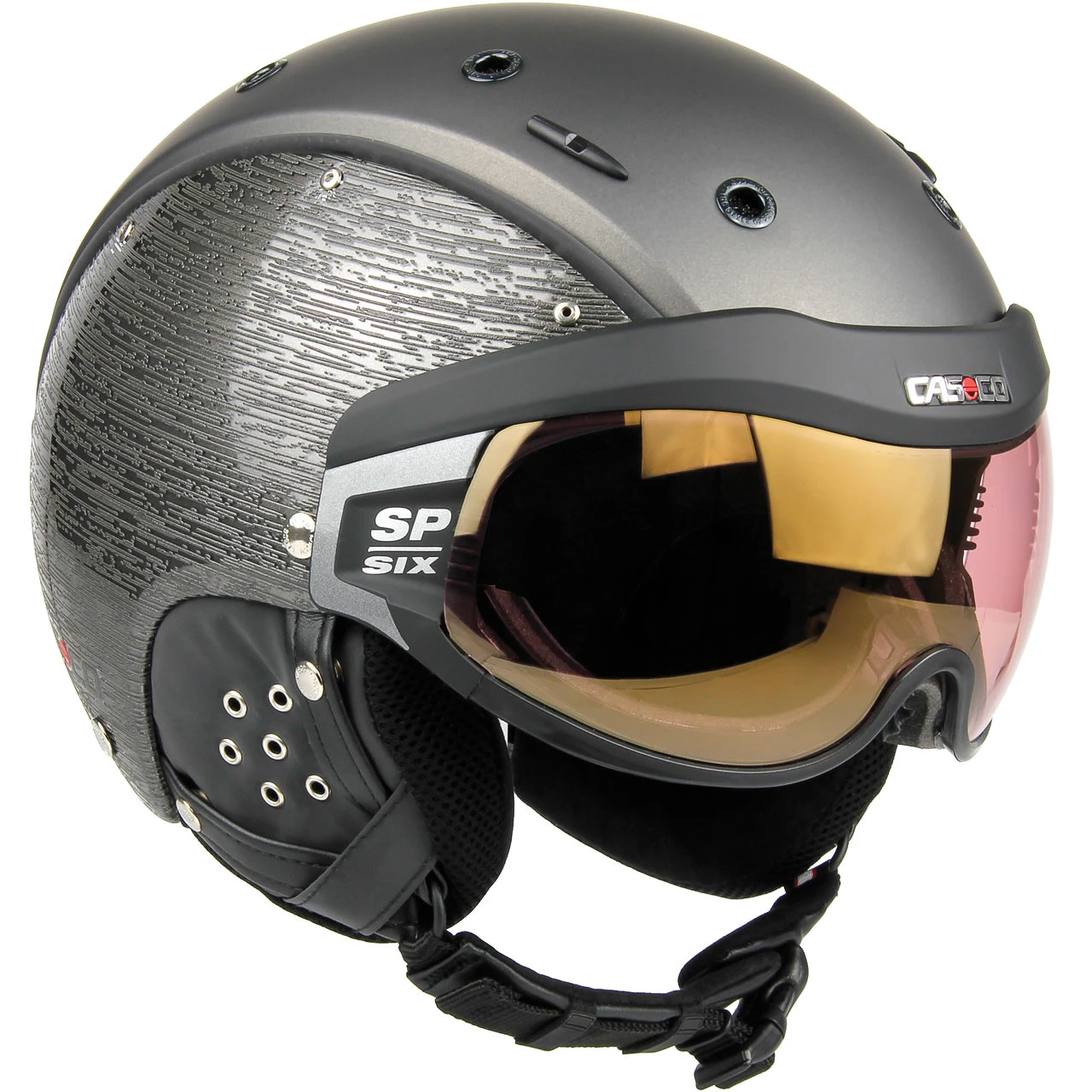 Casco SP-6 Brush Orange - Visor Vautron Multilayer 4 Casco SP-6 Brush Orange - Visor Vautron Multilayer - immagine 2