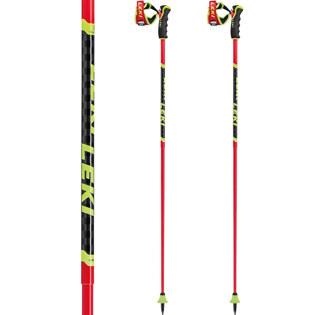 Leki Venom GS 3D Flashred/black/neonyellow (2021/22) 4 Leki Venom GS 3D Flashred/black/neonyellow (2021/22) - immagine 2