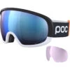 POC Fovea Clarity Comp Ura Black/hydro White/spektris Blue + Lente Di Riserva -Negozio Di Attrezzatura Da Sci 21 fovea clarity comp 40440 8452