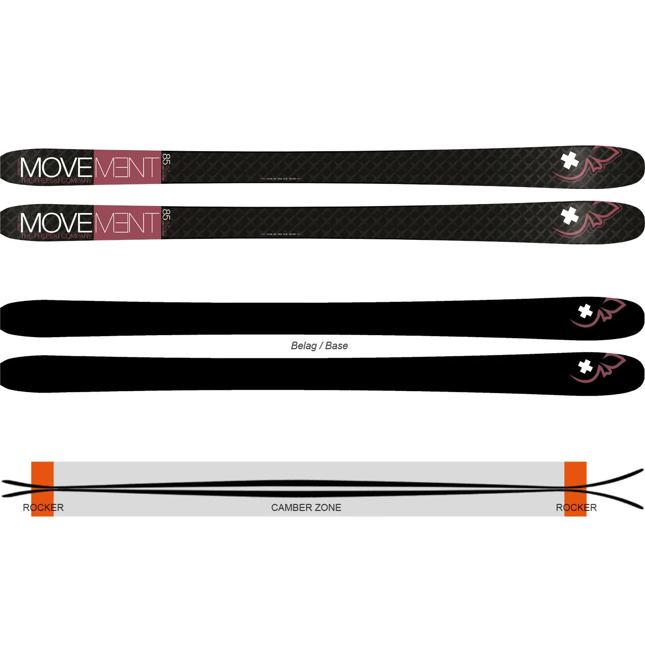 Movement Alp Tracks 85 Women LTD (2021/22) 4 Movement Alp Tracks 85 Women LTD (2021/22) - immagine 2