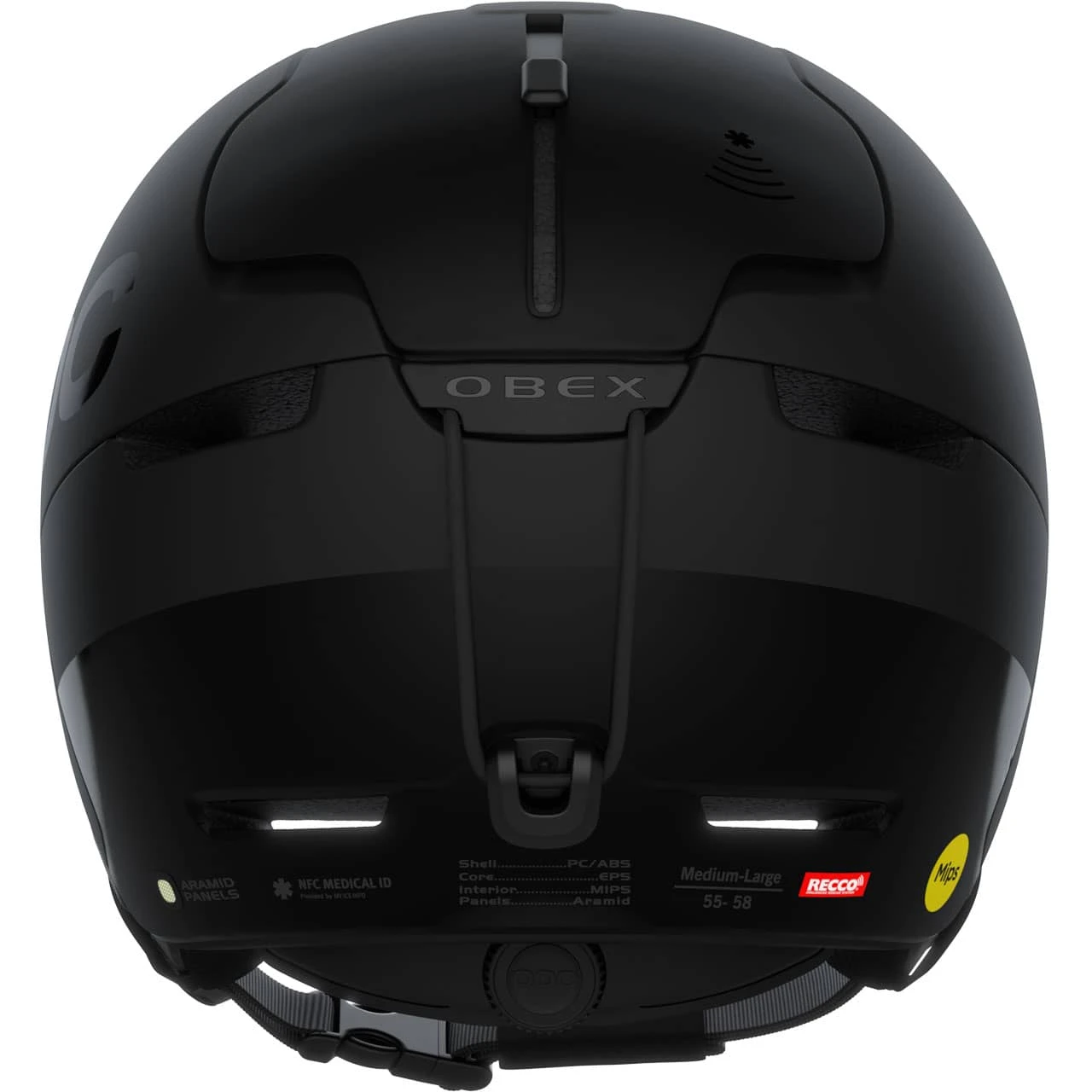 POC Obex BC Mips Uranium Black Matt 5 POC Obex BC Mips Uranium Black Matt - immagine 3