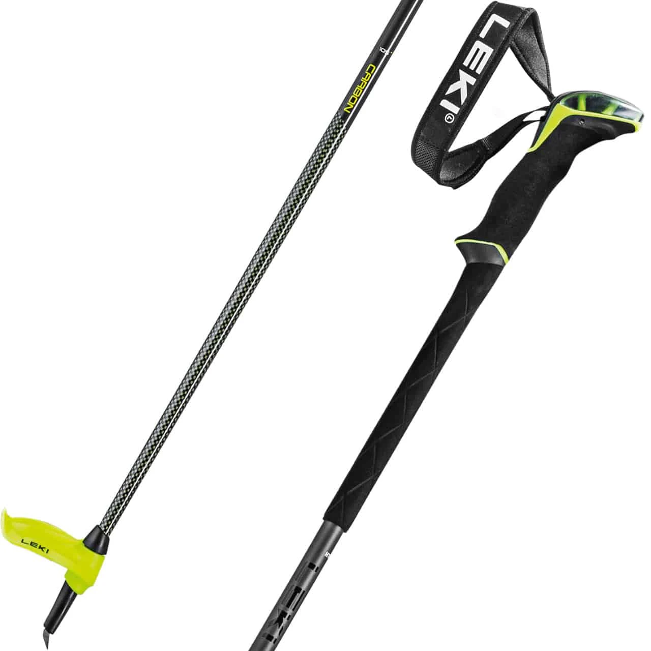 Leki Guide Lite 2 Carbon Dark Anthra/neonyellow/black 3 Leki Guide Lite 2 Carbon Dark Anthra/neonyellow/black