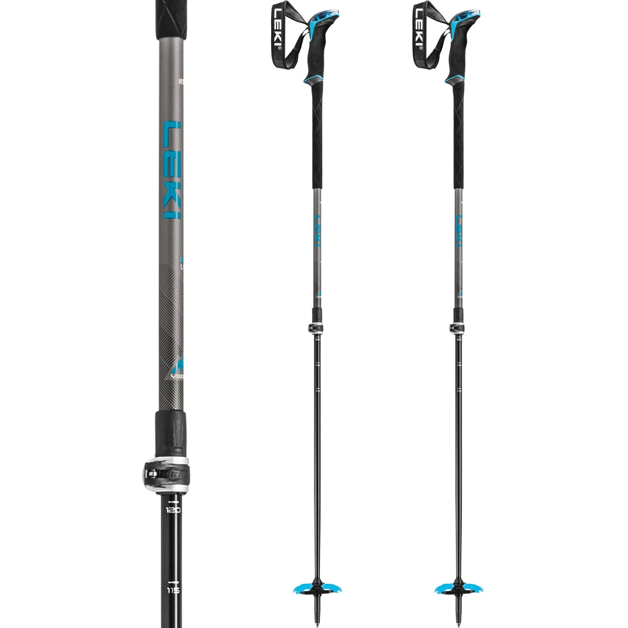 Leki Guide Lite 2 Silvergrey/petrol/black 4 Leki Guide Lite 2 Silvergrey/petrol/black - immagine 2
