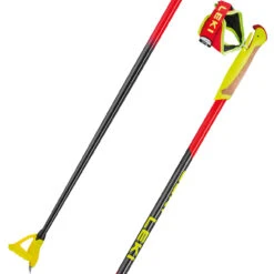 Leki HRC Junior Bright Red/neonyellow/black