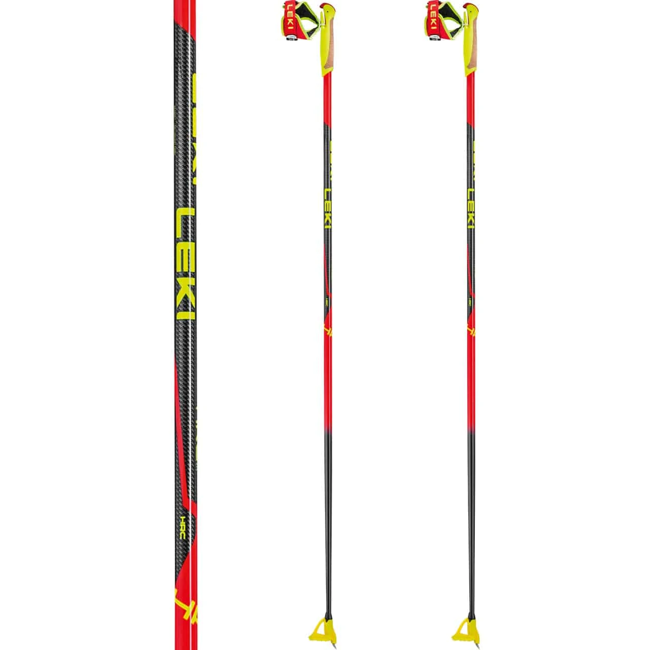 Leki HRC Junior Bright Red/neonyellow/black 4 Leki HRC Junior Bright Red/neonyellow/black - immagine 2