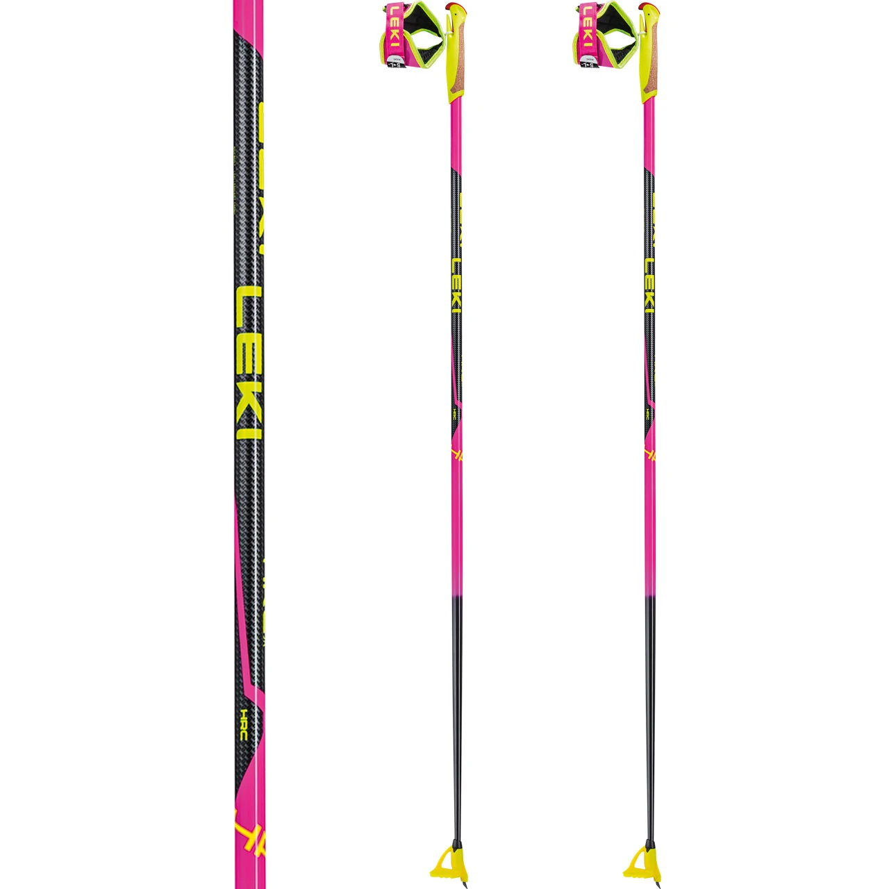Leki HRC Junior Neonpink/neonyellow/black 4 Leki HRC Junior Neonpink/neonyellow/black - immagine 2