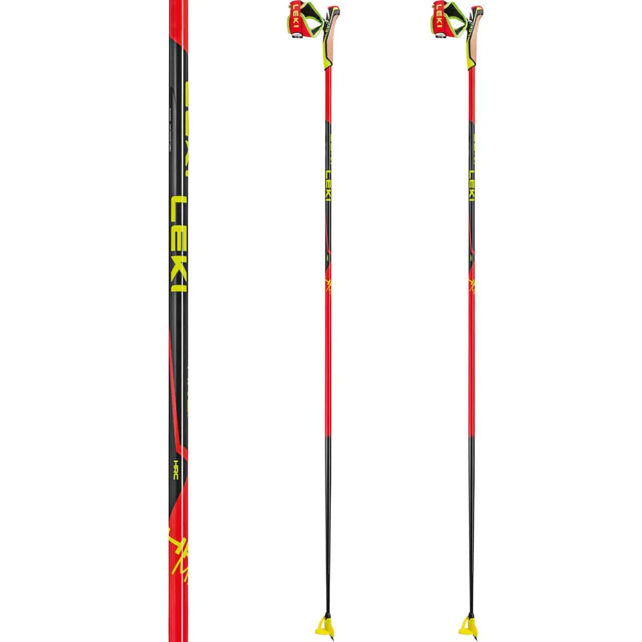 Leki HRC Max Bright Red/neonyellow/black 4 Leki HRC Max Bright Red/neonyellow/black - immagine 2