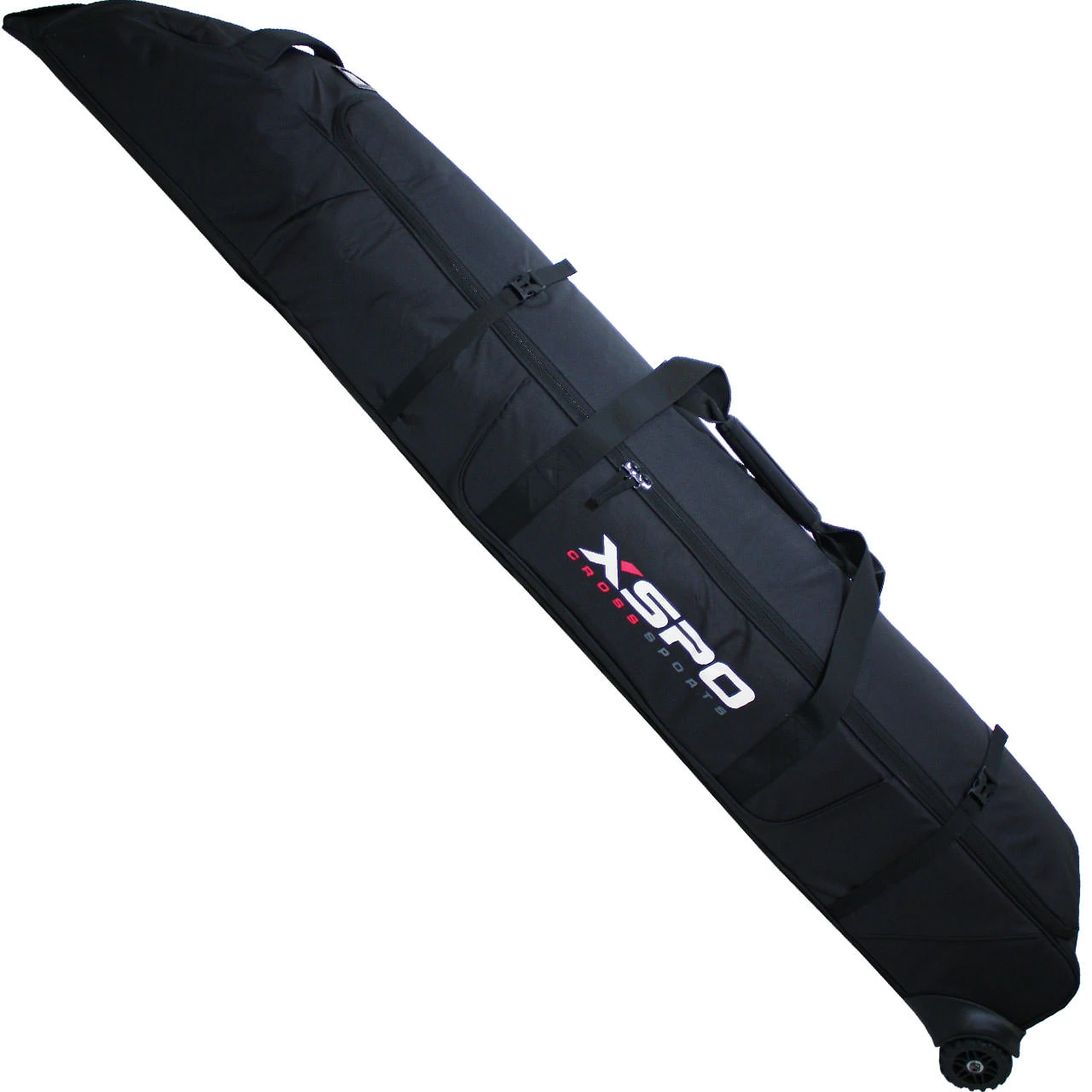 XSPO Magnum Skibag Padded Wheeled 2 Pair 160/187 Cm Black 3 XSPO Magnum Skibag Padded Wheeled 2 Pair 160/187 Cm Black
