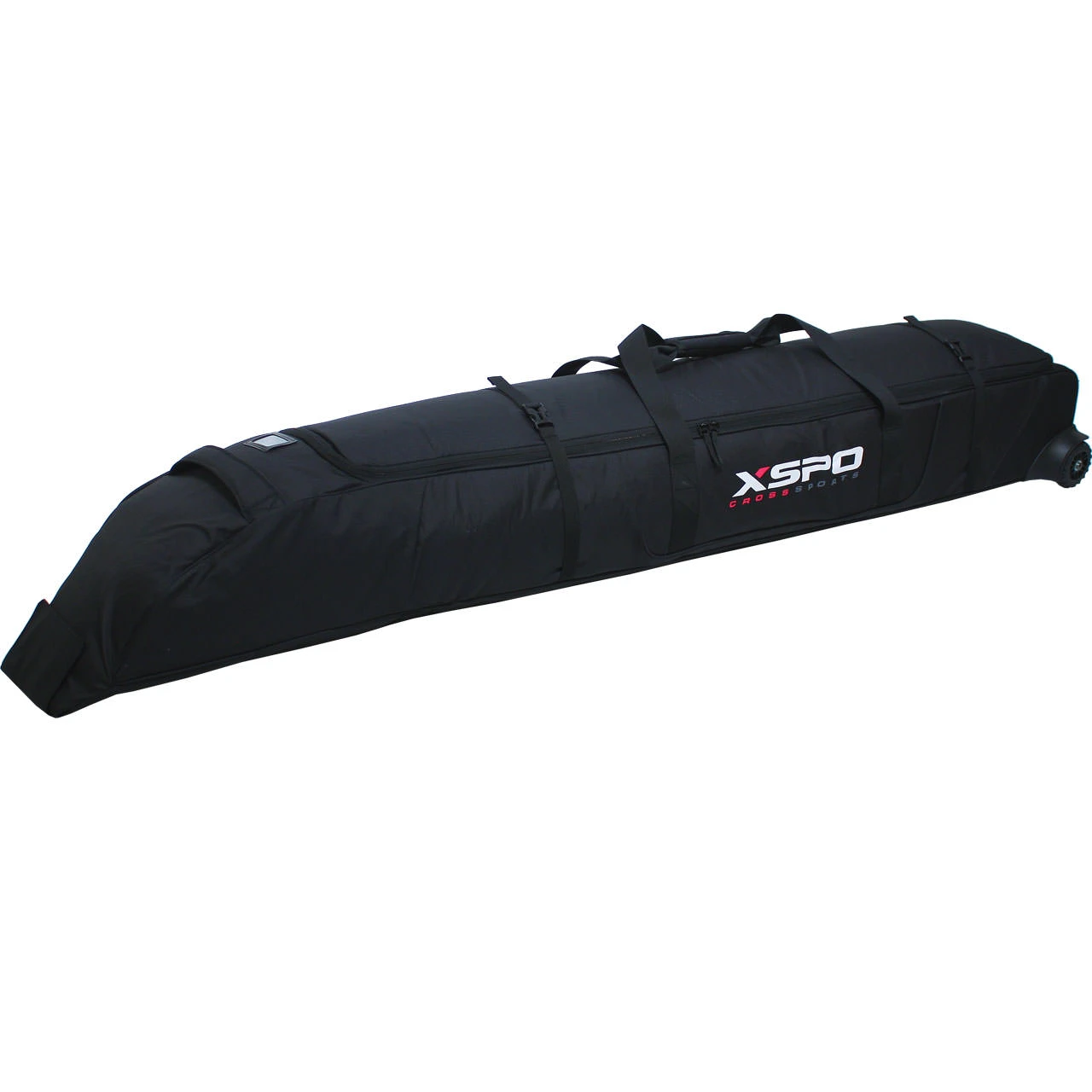 XSPO Magnum Skibag Padded Wheeled 2 Pair 160/187 Cm Black 4 XSPO Magnum Skibag Padded Wheeled 2 Pair 160/187 Cm Black - immagine 2