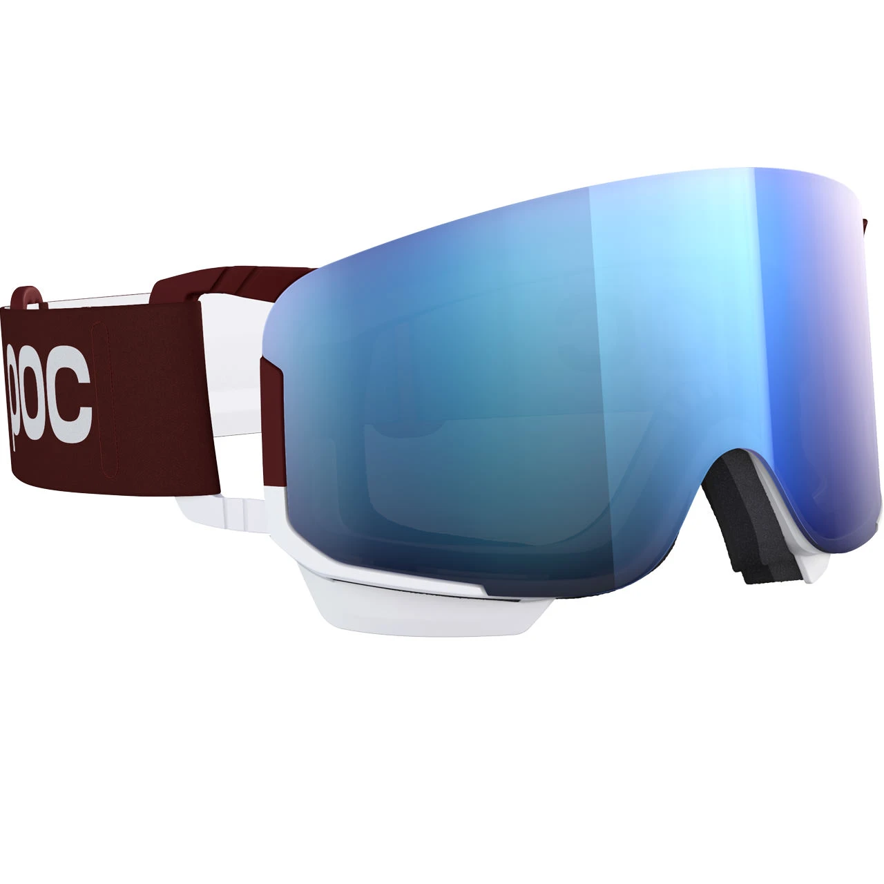 POC Nexal Mid Clarity Comp Garnet Red/hydrogen White/spektris Blue + Lente Di Riserva 4 POC Nexal Mid Clarity Comp Garnet Red/hydrogen White/spektris Blue + Lente Di Riserva - immagine 2