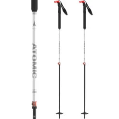 Atomic BCT Touring Carbon SQS W Poles White/carbon -Negozio Di Attrezzatura Da Sci 22 w bct tour carbon sqs AJ5005594 1