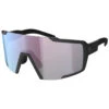 Scott Shield Compact Sunglasses Black Matt/blue Chrome Enhancer -Negozio Di Attrezzatura Da Sci 22h SCT289235 0135012 scott shield compact sunglasses black mattblue chrome enhancer